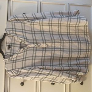 TALBOTS' flannel feel top